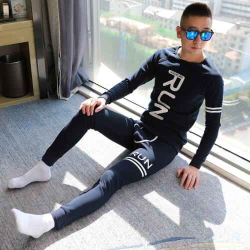 Hot Sale Brand Winter Cotton Thicken Sets Men Clothing Thermal Mens Underwear Thermo Clothes Long Johns Sets Male Warm Pajama