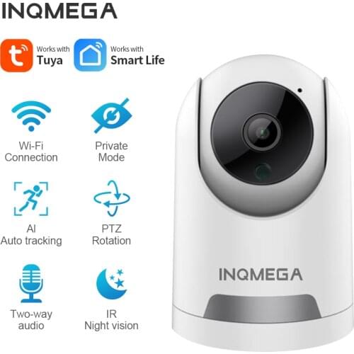 Inqmega home Tuya monitor 2MP HD night vision Wireless IP Camera Intelligent Auto Tracking Of Human Home Security Surveillance