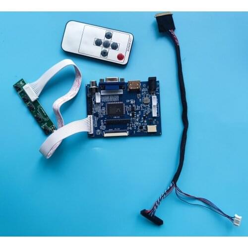 Kit Work for B141EW05 1280x800 panel 40pin Controller Board Screen remote display moitor driver 2AV VGA AV LED HDMI LCD