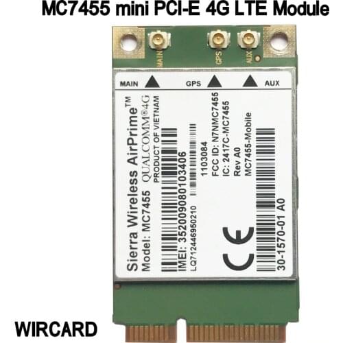 MC7455 LTE 4G Card mini PCI-E FDD-LTE TDD-LTE 4G Module Cat6 For laptop