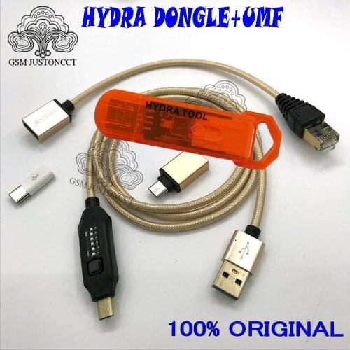 Newest Original Hydra USB Dongle is the key for all HYDRA Tool softwares +UMF ALL Boot cable set (EASY SWITCHING)