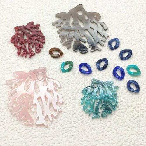 New Arrival! Low-priced Clearance Products Acrylic Charm for Handmade Jewelry Bracelet Earring DIY Parts