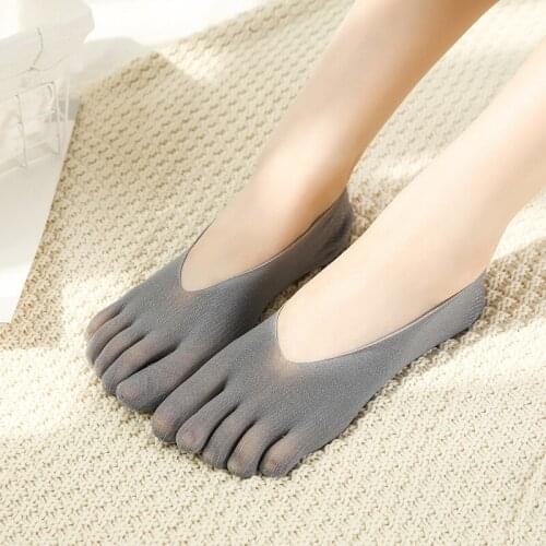 Orthopedic Compression Socks Womens Toe Socks Ultra Low Cut Liner with Viscose Tab Breathable FK88