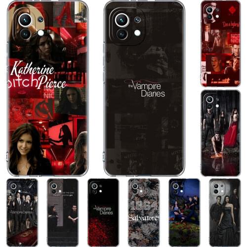 Silicone Phone Case For Xiaomi Mi Poco X3 NFC 10T Pro 11 M3 Note 10 Lite F3 9T F1 11i Clear Soft Back Cover The Vampire Diaries