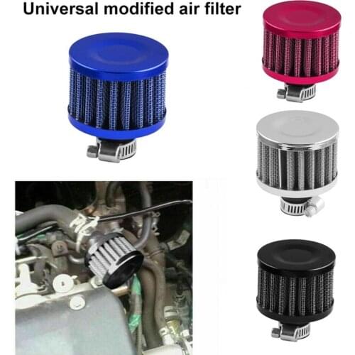 12mm Universal Cold Air Intake Filter Crankcase Vent Valve Breather Filter for Cars Motorcycles Auto Replacement Parts