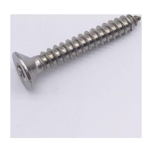 Wkooa ST4.8 Security Torx Screw Self Tapping Screw Countersunk Head Stainless Steel T25
