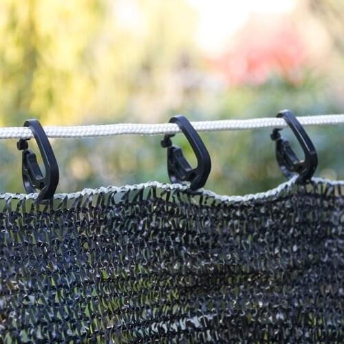 50Pcs Sun Shade Net Clips Holder Fasten Hang Expand Shade Greenhouses Cloth Clip Hook Sunshade Net Outdoor Poultry