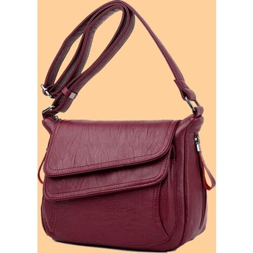 Winter Style Soft Leather Luxury Purses And Handbags Women Bags Designer Women Shoulder 2020