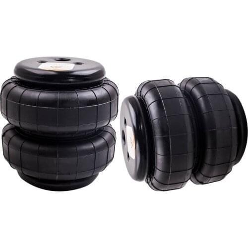 2PCS Air Ride Suspension Bag Standard 2500 lb 1/2"npt Single Port Heavy Duty