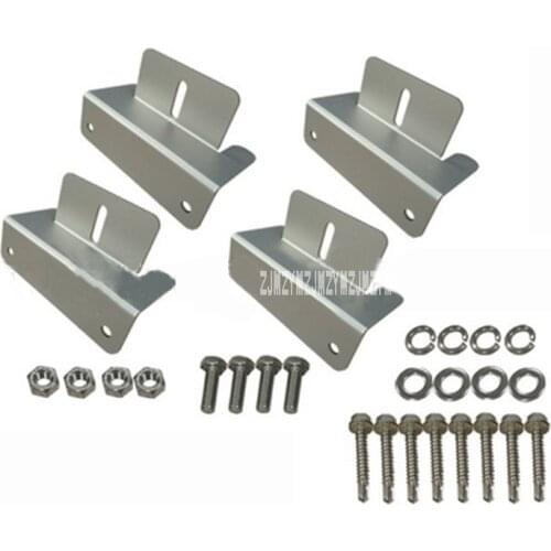 20 Sets New Arrival High Quality Z-type Aluminum Bracket Solar Panel Roof Mounting Bracket ZB-02 for Solar Car Yacht Stent Hot