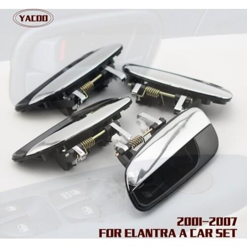 4PCS A CAR SET EXTERIOR DOOR HANDLE FOR HYUNDAI ELANTRA 2001-2006