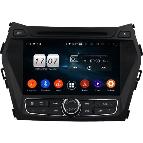 8" Android 9.0 Car Multimedia Player For Hyundai IX45 Santa Fe 2013-2014 DVD Player Audio 8 Core Radio Stereo Navigation DSP GPS