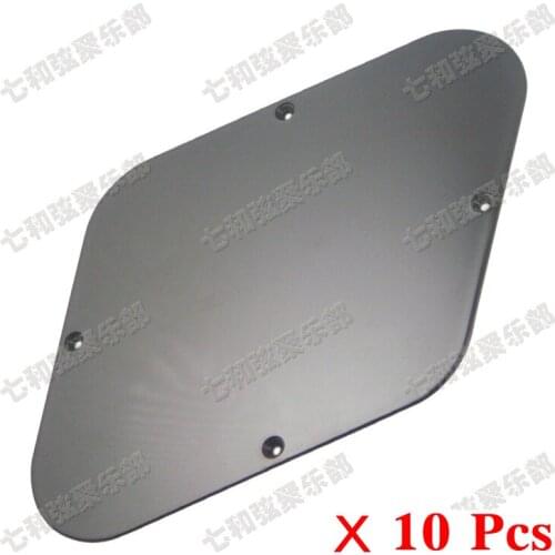 10 Pcs Black Electric Guitar Cavity Cover Back plate