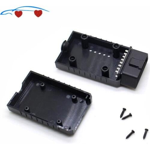 ELM327 OBD2 Connector Cover with Enclosure J1962m Plug with enclosure 16pin male connector DIY Tool