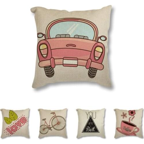 European minimalist style Creative Geometric Linen Cotton Pillow Decorative Cushion Home Decor Sofa Throw Pillow Seat Cushion