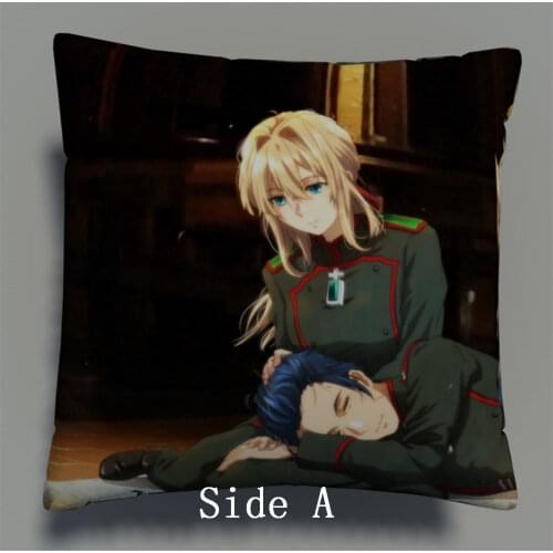 Violet Evergarden Anime Two Side Pillowcases Hugging Pillow Cushion Case Cover Otaku Cosplay Gift New 621