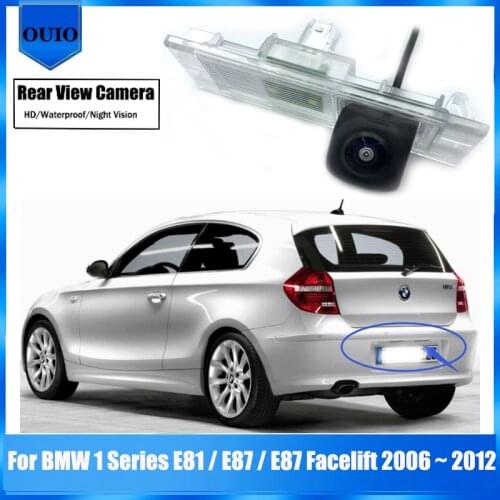 HD rear camera For BMW 1 Series E81 / E87 / E87 Facelift 2006 ~ 2012 Night vision / waterproof Backup Parking Reversing Camera