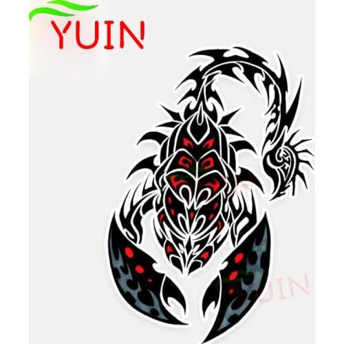 Classic Personalized Car Sticker Scorpion Decor Accessories Fashion PVC Body Bumper Waterproof Sunscreen Decal ,16cm*11cm
