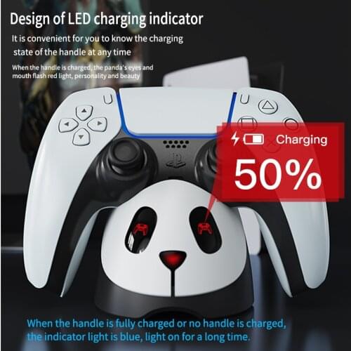 Aolion PS5 Controller Charging Dock Panda fast charging station for PS5 gamepad