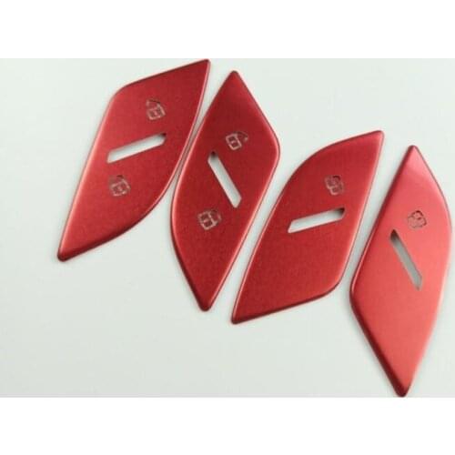 Suitable for 2017-2020 Audi A3 8V car door unlock switch button cover decorative strip Car Accessories