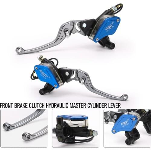 Motorcycle Hydraulic Master Cylinder Lever Aluminum Universal 22mm Hydraulic Clutch Lever Front Brake Clutch For Honda Yamaha