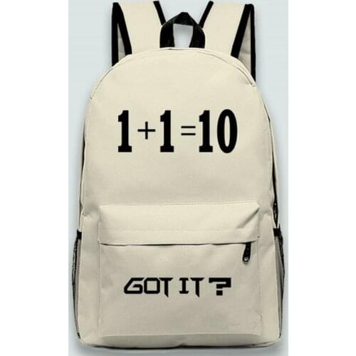 Binary Backpack 1 0 Daypack Cool Programmer Schoolbag Casual Rucksack Satchel School Bag Outdoor Day Pack