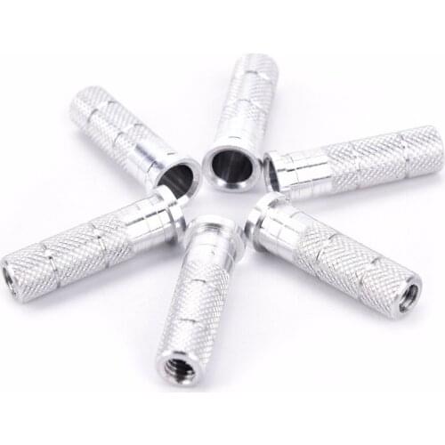 Silver Aluminum Archery Insert Base Replace for Arrow Shaft and hunting 12x 6.2mm