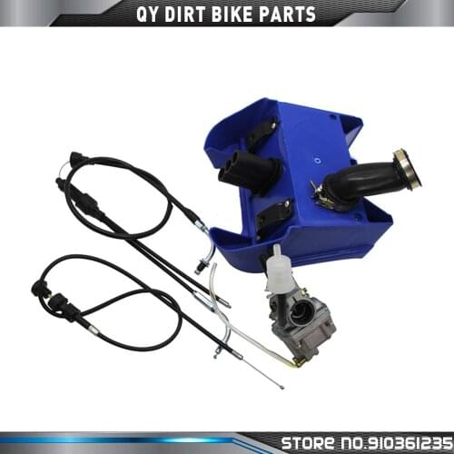 Motorcycle Throttle Cable Assembly Carburetor Carb with air filter Y-Zinger For Yamaha PW80 1996-2006