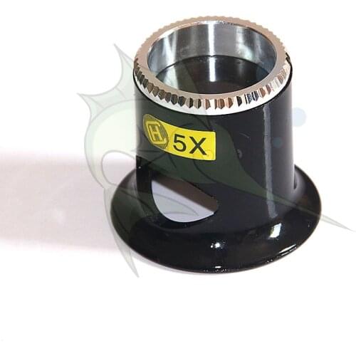 Anti-reflection 5X Magnifying Glass Eye Magnifyer Lens Watch Repair Tool for watchmaker tool