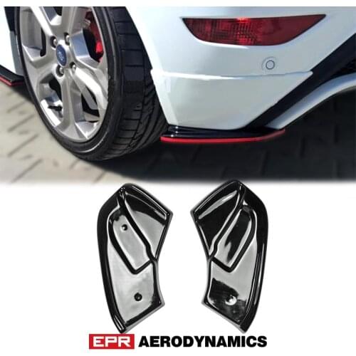 Fiberglass Rear Spat FRP Fiber Glass Bumper Add On MD Style For Fiesta MK7 Facelift (Fits MK7 ST/ STLine/ Zetec S Ver' 2013 on)