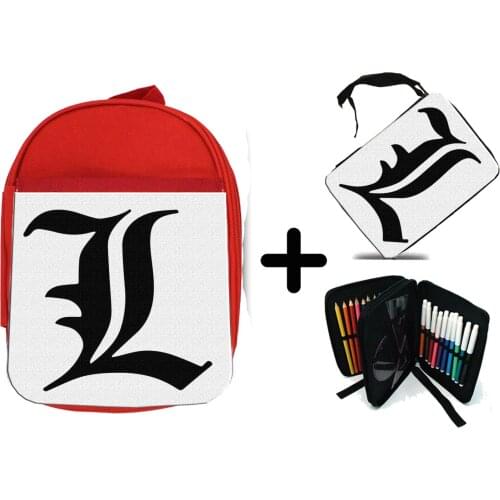 PACK BACKPACK NETWORK AND LOGO hard CASE DEATH NOTE LAWLIET school