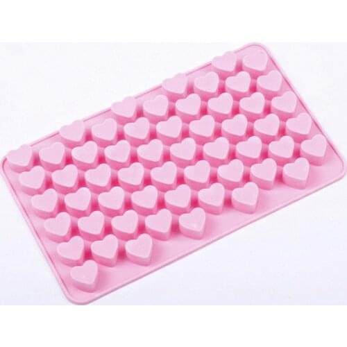 1PC 55 Grips Heart Shape Series Silicone Frozen Ice Mold Cooking Tools Cookie Cutter Ice Molds Cream Mould PF 006
