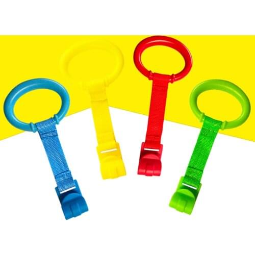 1pc ABS Baby Toddler Learning Walk Crib Pull Ring Hook Cot Rings for Toddler