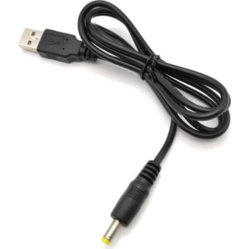 1000pcs DHL Universal USB Charging Cable USB 2.0 to DC 4.0x1.7mm / 4.0*1.7mm Charger Cable DC Power Cable 1m High Quality