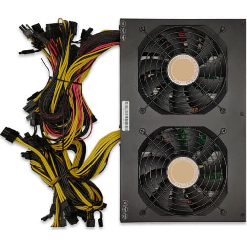 3600W ATX ATX PSU Power Supply For Eth Rig Ethereum Coin Mining Miner 180-240V psu mining rig 24P For PC ETC ZEC ZCASH