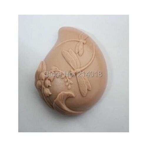 3D Soap Mold Cake Decoration Mold Handmade Soap Mold Lily of The Dragonfly Modelling Silicon Aroma Stone Moulds Silicone Rubber