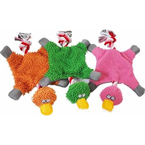 50pcs High Quality Pet Sound Squeaky Toy Colorful Chewing Toy Doll Dog Squeak Duck Toys Sound