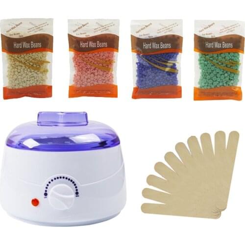 Hair Removal and Wax Melting Machine Panafin Wax Machine 500CC Hand Waxing Device with 4 Packs of 100g Wax Warmer