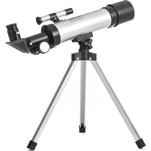 Astronomical Telescope Compact Portable Telescope of 90X Magnification with Finder Scope Adjustable Tripod for Kids Beginners