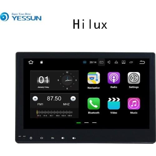 YESSUN Car Navigation GPS Android For Toyota Hilux 2016~2017 Audio Video HD Touch Screen Stereo Multimedia Player No CD DVD