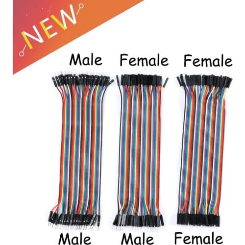Dupont Line 10cm Male to Male + Female to Male and Female to Female Jumper Wire Dupont Cable for arduino DIY KIT