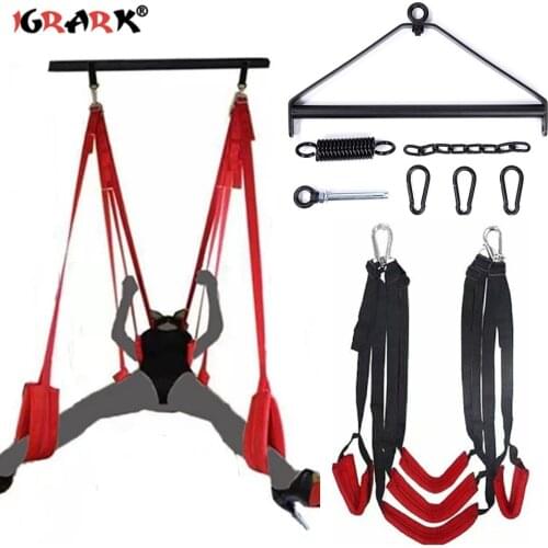 Erotic Sex Furniture Soft Material Hanging Door Sex Swing Fetish Bondage Love Adult Games Chairs Sex Toys for Couples Women Men