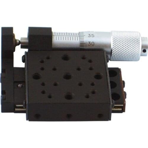 PP110-13-34C Fine manual translation table, displacement table, size 34*34mm micro-head drive, stroke 13mm