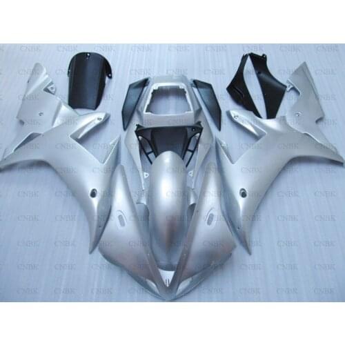 Bodywork for YZF R1 03 for YAMAHA YZFR1 Full Body Kits 03 YZF R1 Abs Fairing 2002 - 2003 Silver White