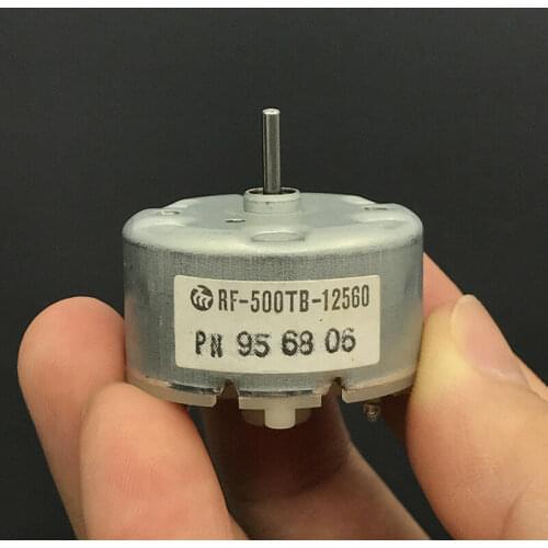 MABUCHI RF-500TB-12560 VCD Round Motor DC 5V 6V 9V 3V-12V 5500RPM 32mm Diameter For CD DVD Player