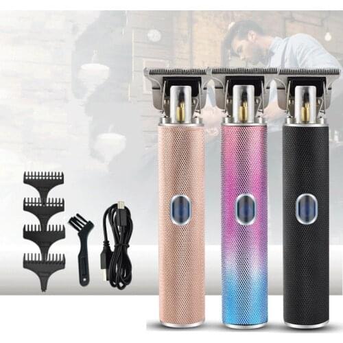 Electric T-outliner Hair Trimmer Digital Cordless Hair Clipper Mens Wireless Hair Clipper Professional Hair Cutting Machine