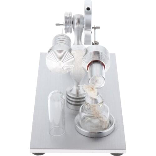 Mini Stirling Engine Electricity Power Generator Model Kids Educational Toy