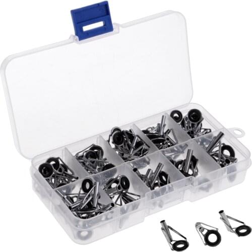 Saltwater Sea Heavy Duty Boat Fishing Rod Guides Top Tips Pole Rod Eye Rings Fishing Accessories