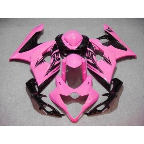 Injection mold Fairing kit for GSXR1000 05 06 GSXR 1000 K5 2005 2006 ABS Pink black Motorcycle Fairings Set+gifts SD61