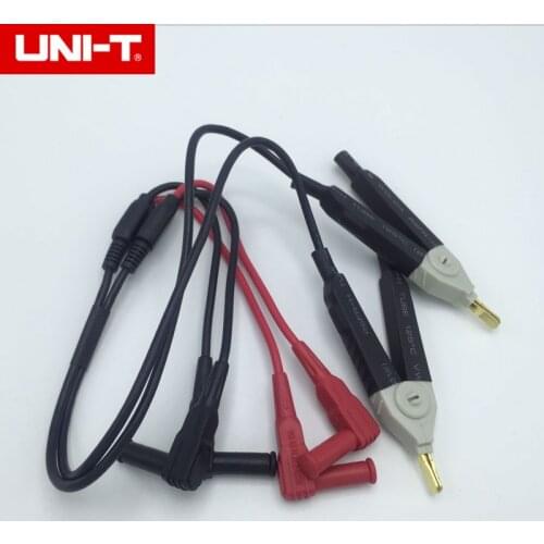 Original UNI-T UT-L61 Accessories Durable Kelvin Test Leads Probes Clip LCR Meter Test Line only for UT612 / UT611